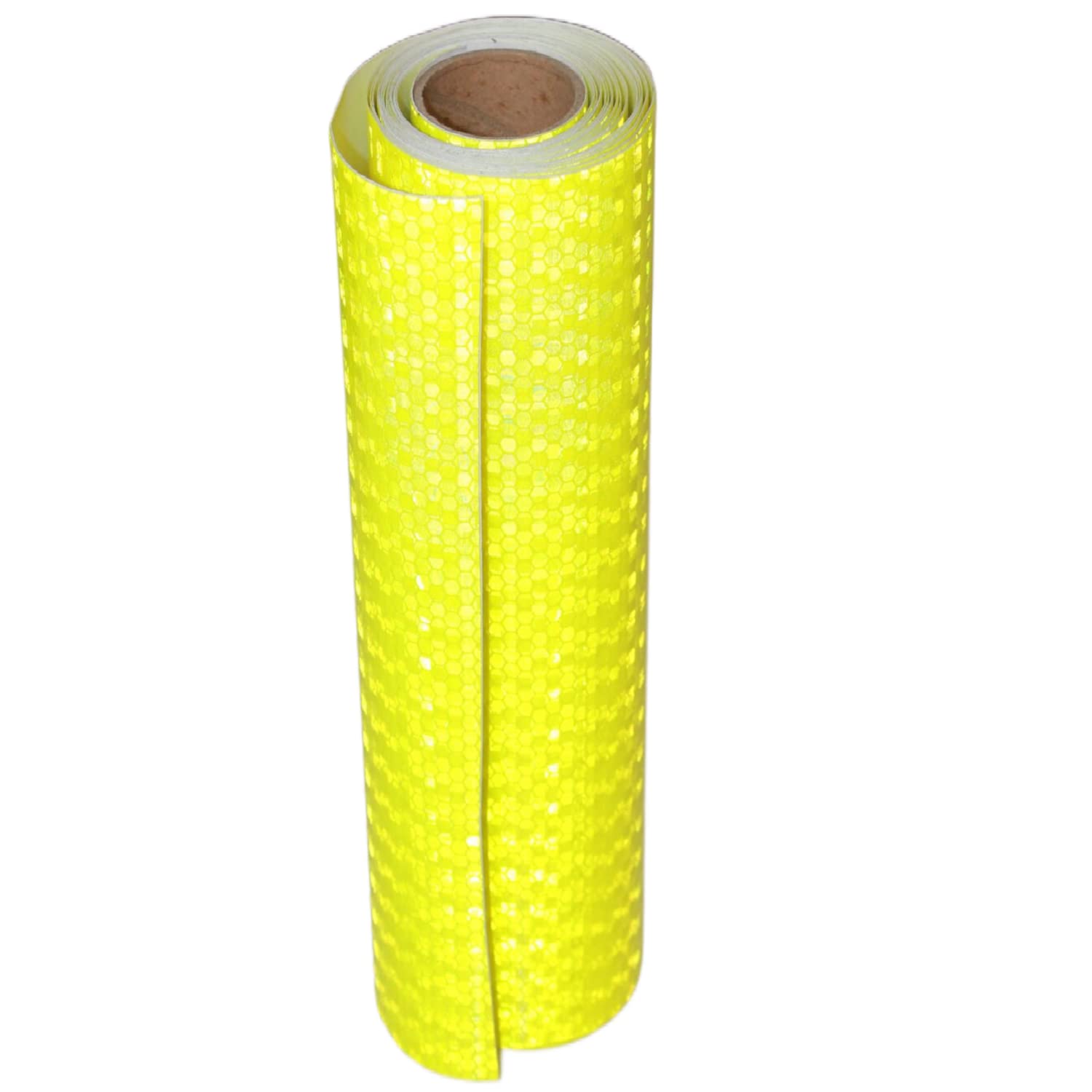 Fluorescent Yellow Reflective Tape Outdoor Waterproof 10 inch, High Visibility Warning Safety Industrial Marking Tape (11 feet)