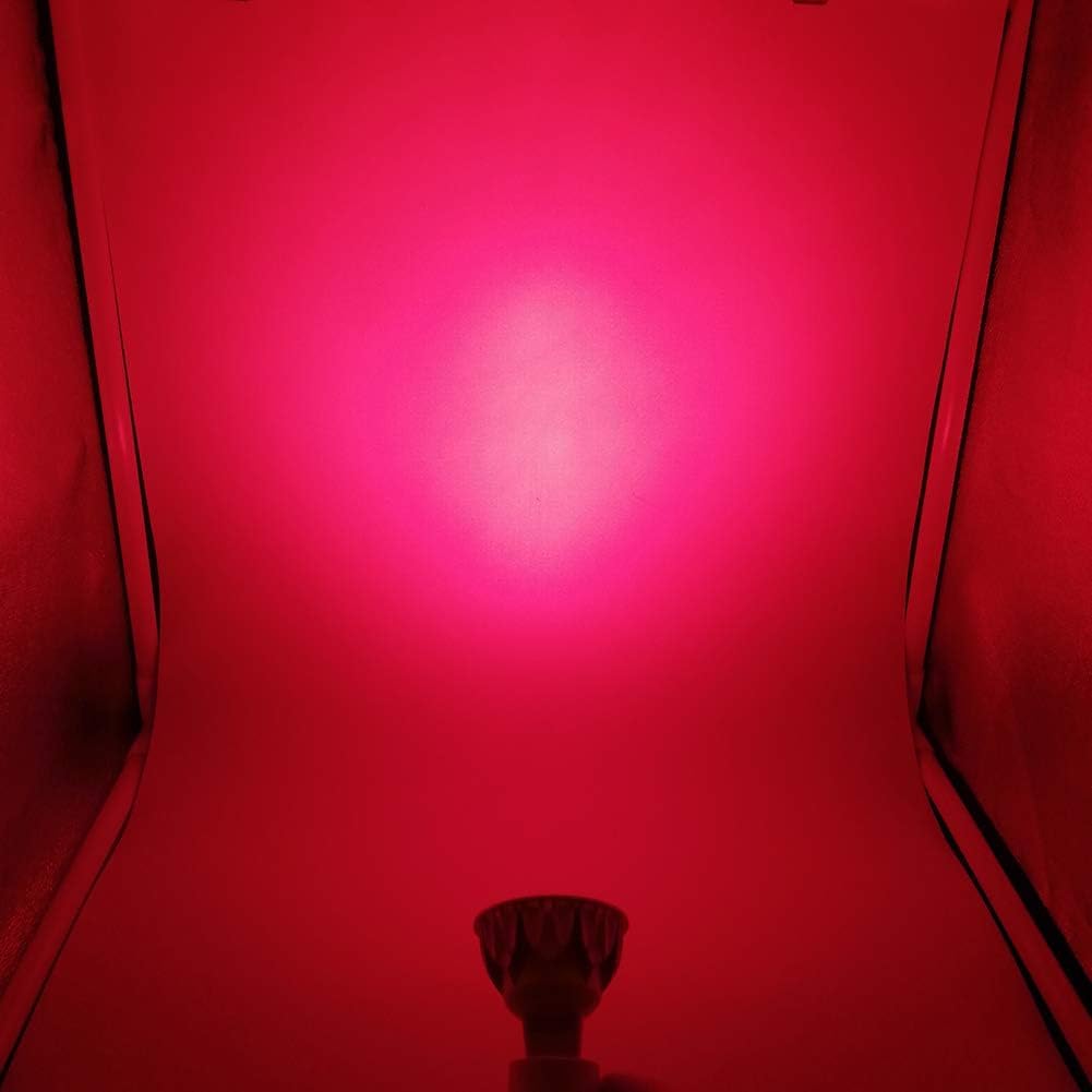 6-Pack MR16 Red Led Bulbs 5W Replace 35W 50W Halogen Equivalent,12V Low Voltage MR16 GU5.3 Red Color Bulb Spotlights for Outdoor Landscape Flood Track Lighting, Dimmable