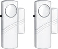 Security Door Window Alarm, 90DB Wireless Sensor Door Window Burglar Alarm, Door Alarms for Kids Safety, Easy Installation Doorbell Alarms for Office House Window Pool (2 Pack)