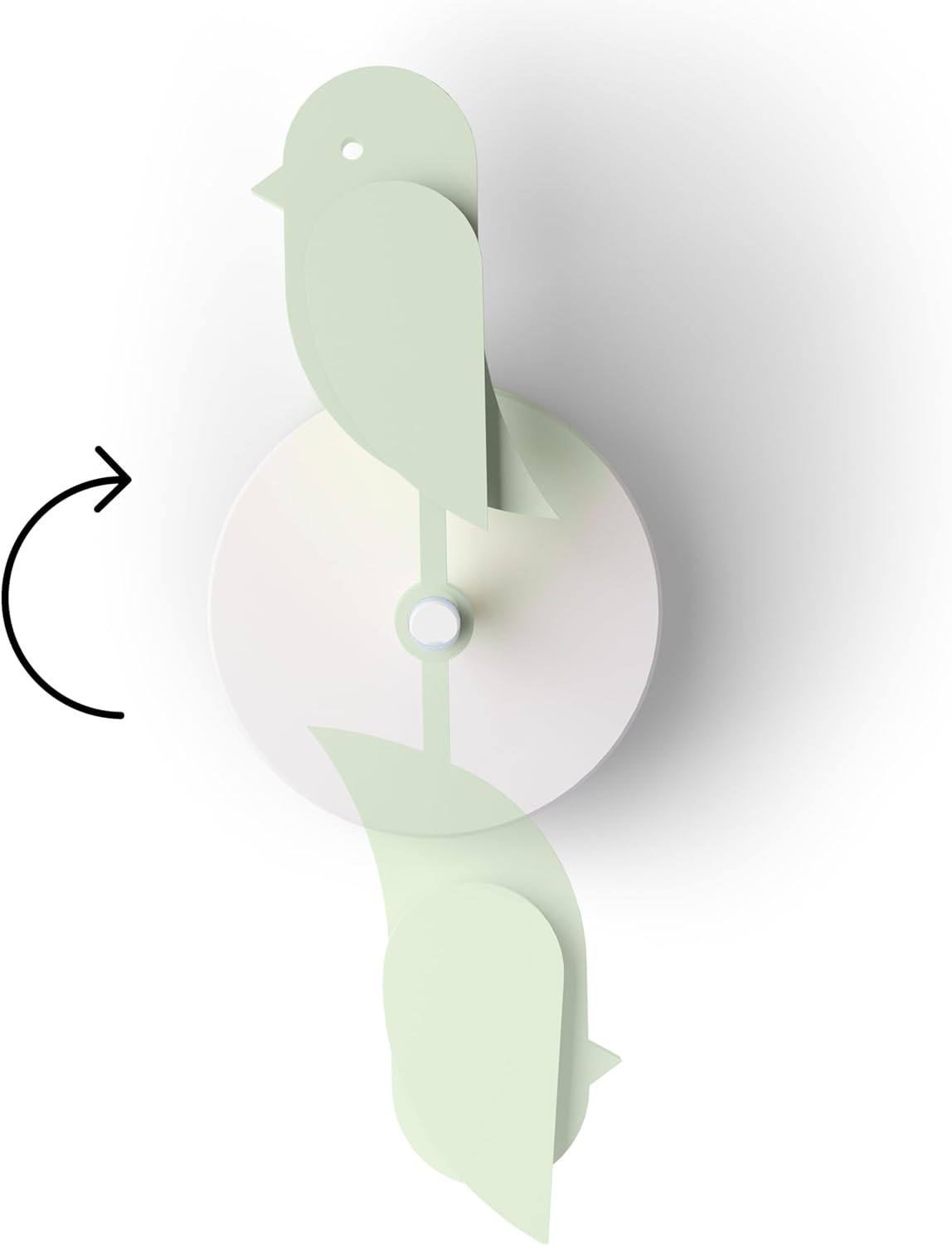 Birdie 2.0 - Design Indoor CO2 Monitor - Air Quality Meter for Home & Office - Promotes Mental & Physical Health - Modern Interior Decor - Reducing Health Risks with Clean Air (Meadow, FullBirdie)