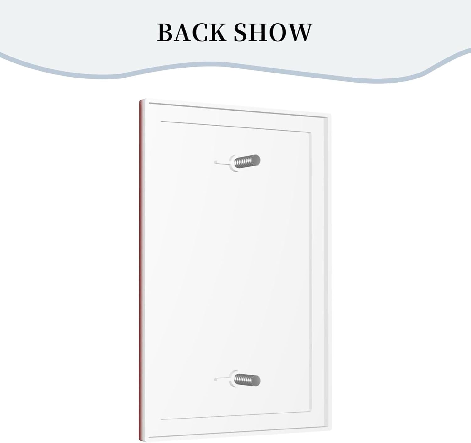 Decorative Light Switch Plate Covers Red Fire Alarm Novelty 1 Gang No Device Single Blank Outlet Covers Wall Plate Light Switch Cover Plate Faceplate for Bedroom Home Decor