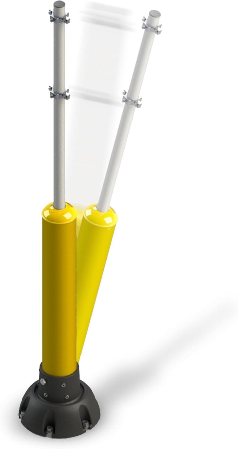 Impact Recovery - SlowStop Rebounding Bollard Sign Post - Bollard Post - Made in the USA - 78”