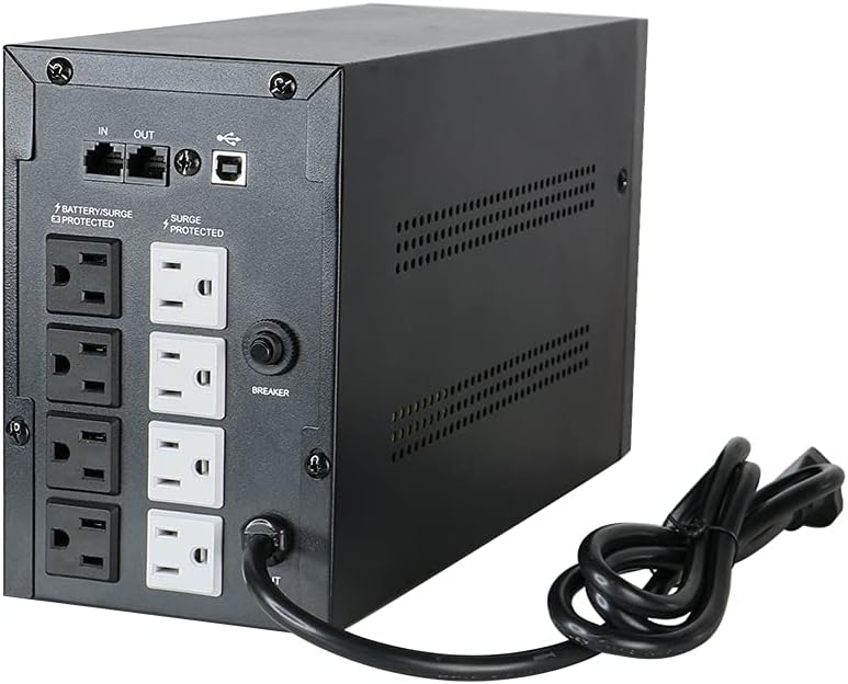 1500VA/900W Ups Battery Backup and Surge Protector,Computer Uninterruptible Power Supply Units,SKE Ups Power Supply,SK1500