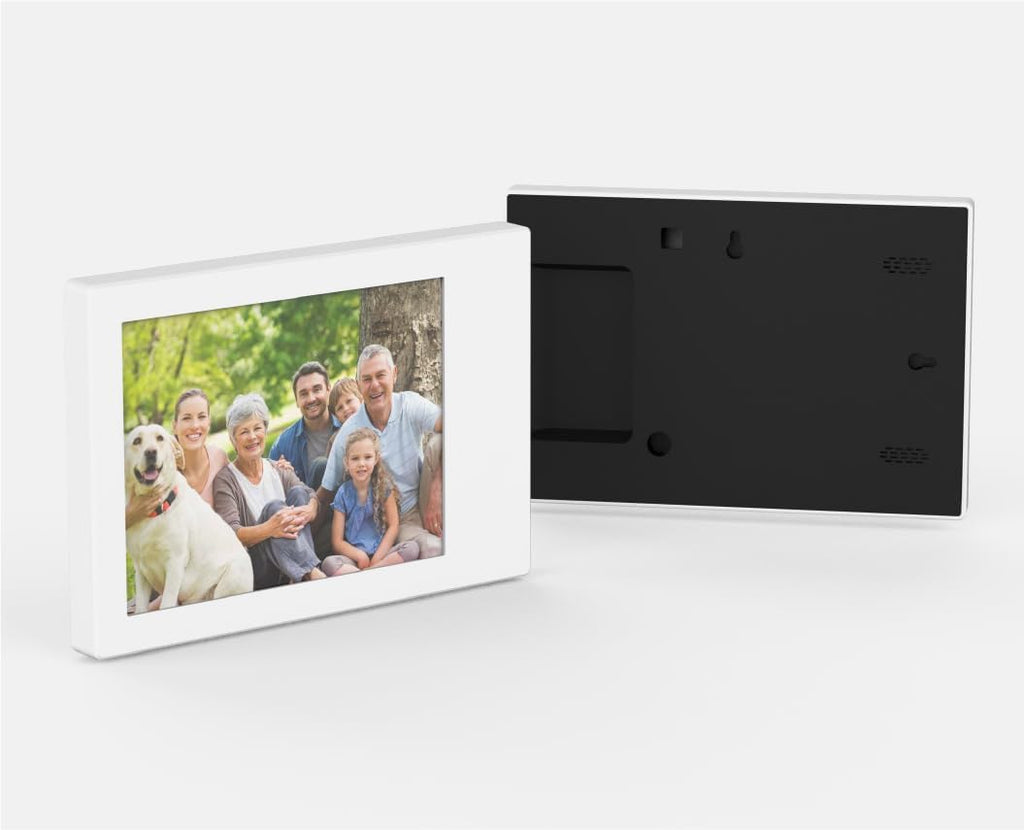 Smart WiFi Digital Photo Frame myFirst Frame Doodle 9 Inch 1067x800 LCD Touch Screen, Auto-Rotate Portrait and Landscape, 32GB Memory with Cloud Storage, Share Moments Instantly via myFirst Circle App