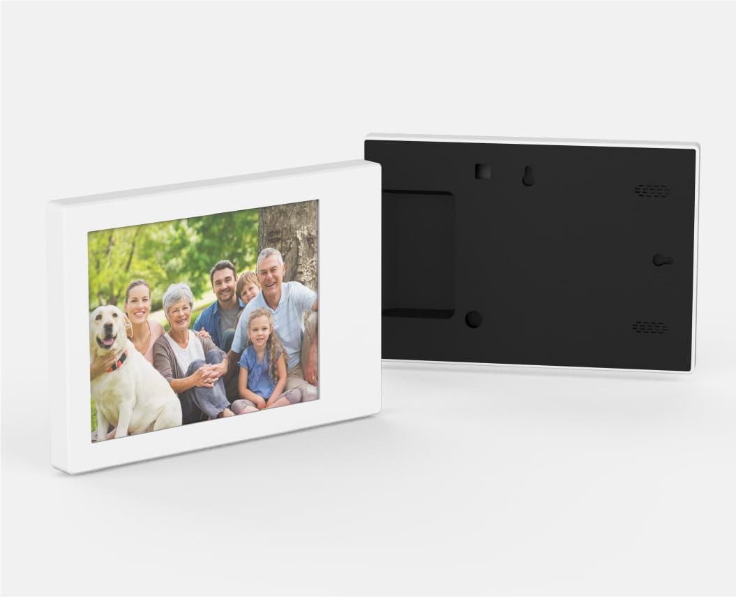 Smart WiFi Digital Photo Frame myFirst Frame Doodle 9 Inch 1067x800 LCD Touch Screen, Auto-Rotate Portrait and Landscape, 32GB Memory with Cloud Storage, Share Moments Instantly via myFirst Circle App