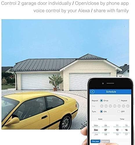 Tuya 2CH Smart Life WiFi Momentary Inching Relay Self-Locking Switch Module,DC/AC 7-32V WiFi RF Bluetooth Relay, Compatible with Alexa Goolge Home