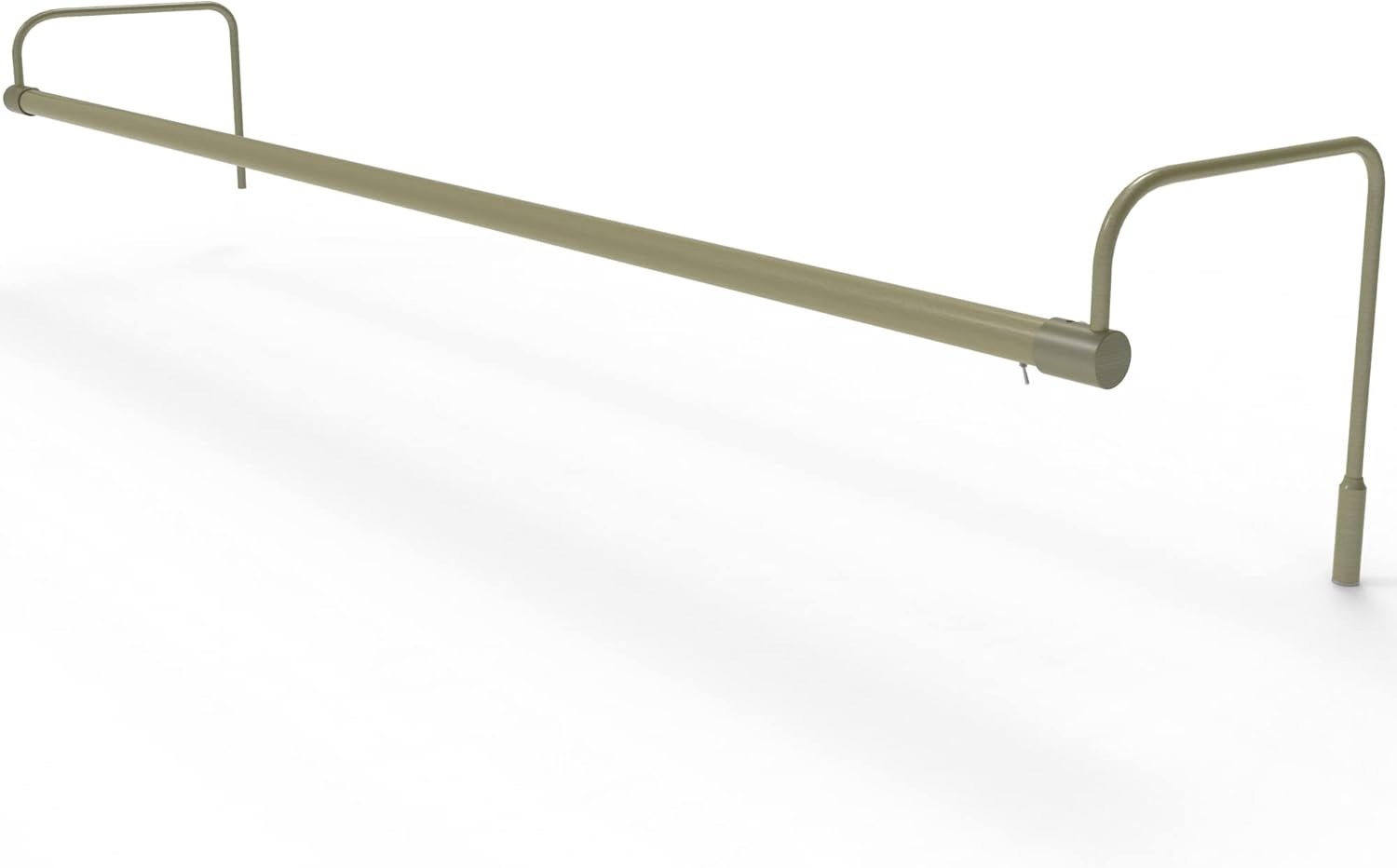 Cocoweb 43 Inch Tru-Slim Antique Brass Picture Light - LED, 2700K, Adjustable Arm, Plug-in, Toggle Switch, Sleek and Compact Design