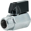 Brass Mini Ball Valve 1/8" NPT Female x Male Shut-Off Valve
