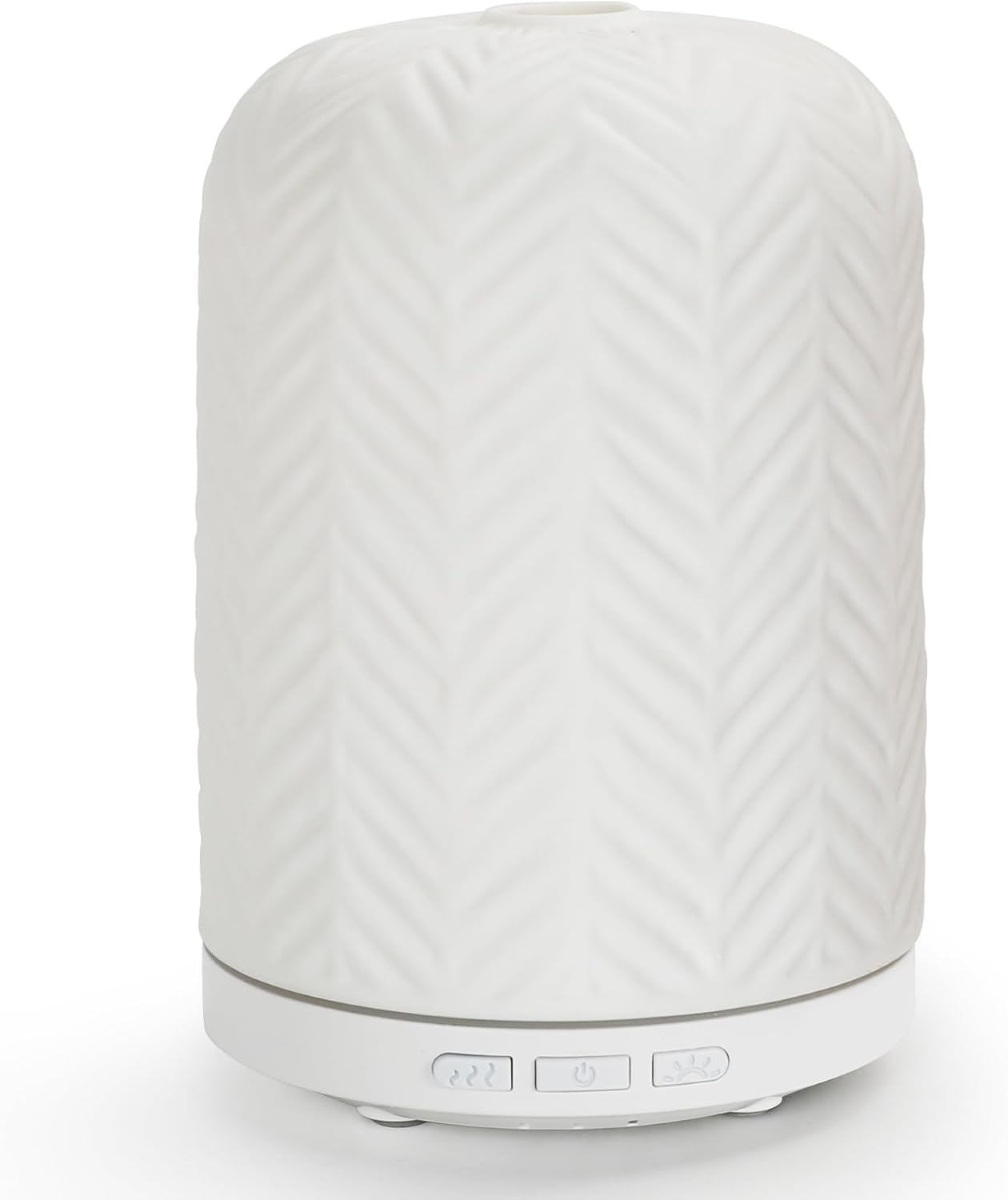 Essential Oil Diffuser – 2.4MHz Ultrasonic Aromatherapy Diffuser, Health Night Light, Timer & Auto Shut-Off, BPA-Free, 120ml Ceramic Oil Diffuser for Bedroom, Office, Spa, Yoga