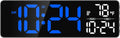 Large LED Digital Wall Clock with Date, Temperature, Auto-Brightness, Auto-DST | Big Digital Clock for Bedroom, Desk, Classroom, Living Room, Kitchen, Office, Gym, Farmhouse, Xmas Gift for Seniors