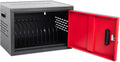 12 Bay Charging Cabinet for Laptop/Chromebook, Black Locking Charging Station with 12-Outlet Strip, Cable Clips, Grommet Holes & Wall-Mount 18.98" W×12.99" D×14.96" H for Office/Classroom