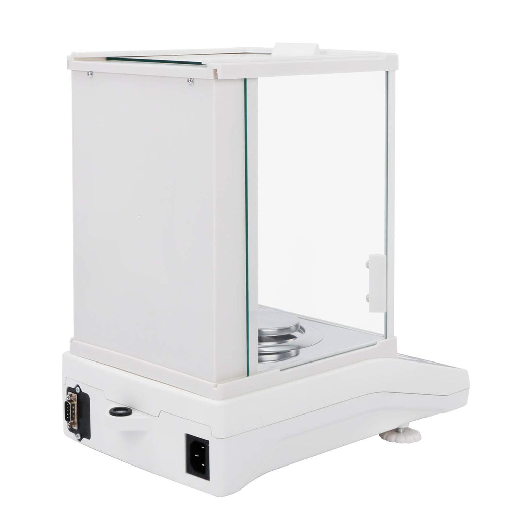 U.S. Solid 0.1mg Analytical Balance, 120g x 0.0001g, Lab Electronic Scale with Automatic Internal Calibration, Electromagnetic Transducer, RS232, Overload Protection, Piece Counting, 4 Weighing Units