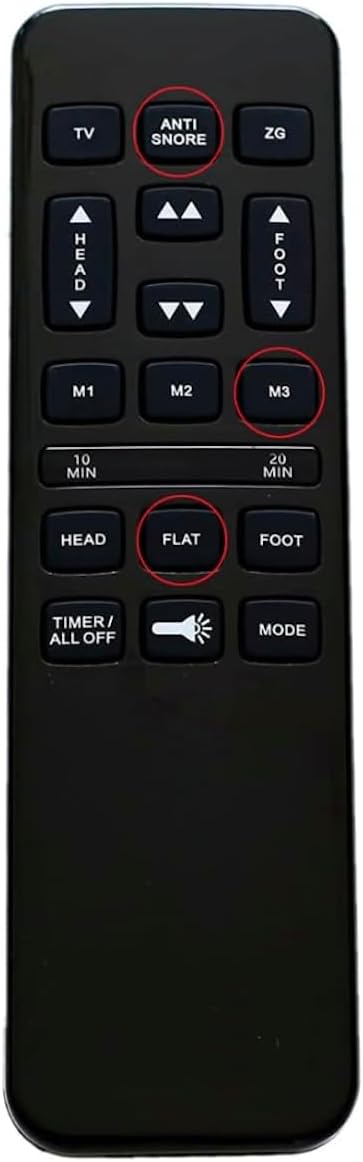 Richmat HJH55 Remote + HJC18 Control Box for Adjustable Bed Base Combo