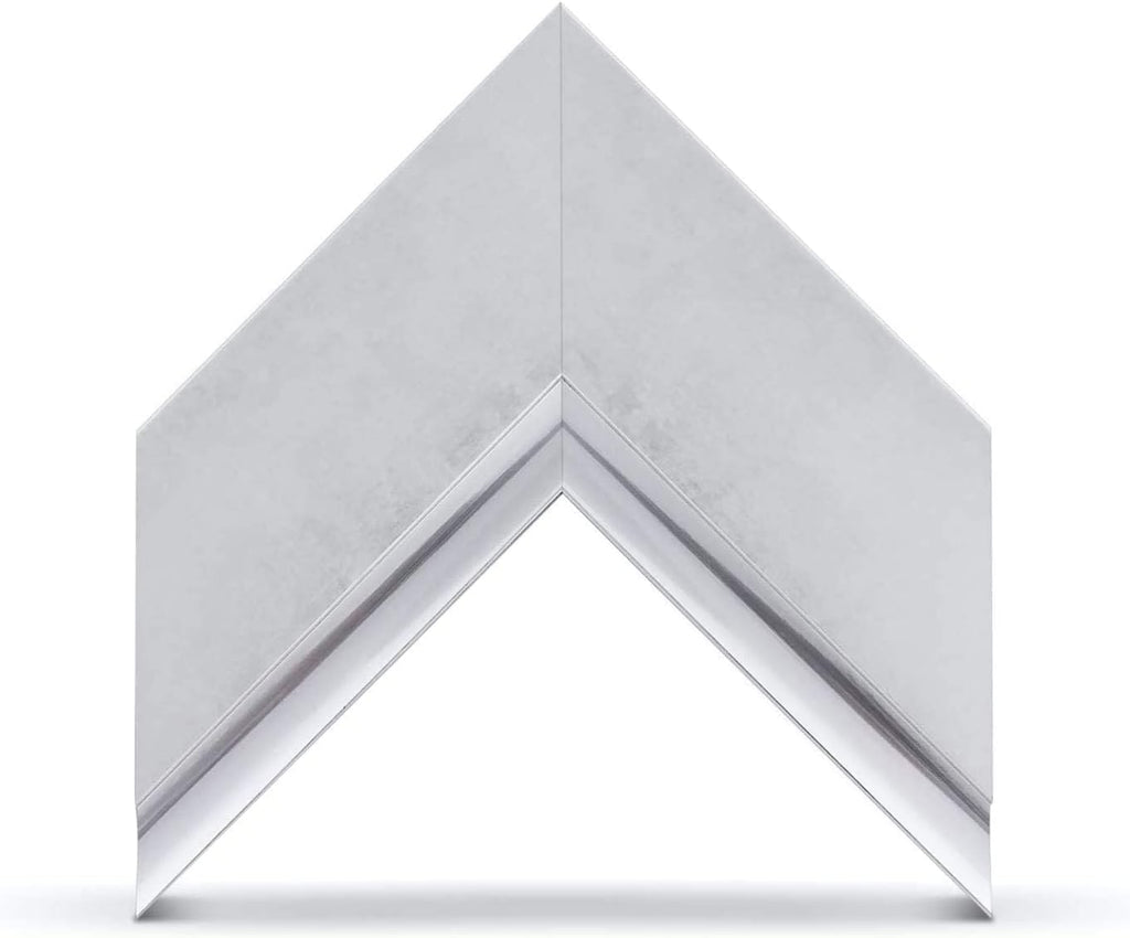 Contemporary Silver 32" Premiere Deco TV Frame - Compatible ONLY with Samsung The Frame TVs (Fits 2021-2025, LS03A, LS03B, LS03C, LS03D, LS03FA)