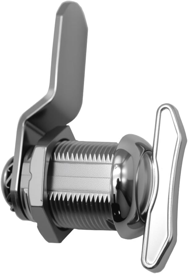 5/8" Thumb Operated Offset Cam Lock, RV Compartment Latch, Non-Locking Thumb Turn, for RV Compartment Camper Storage Door (6 Pack)
