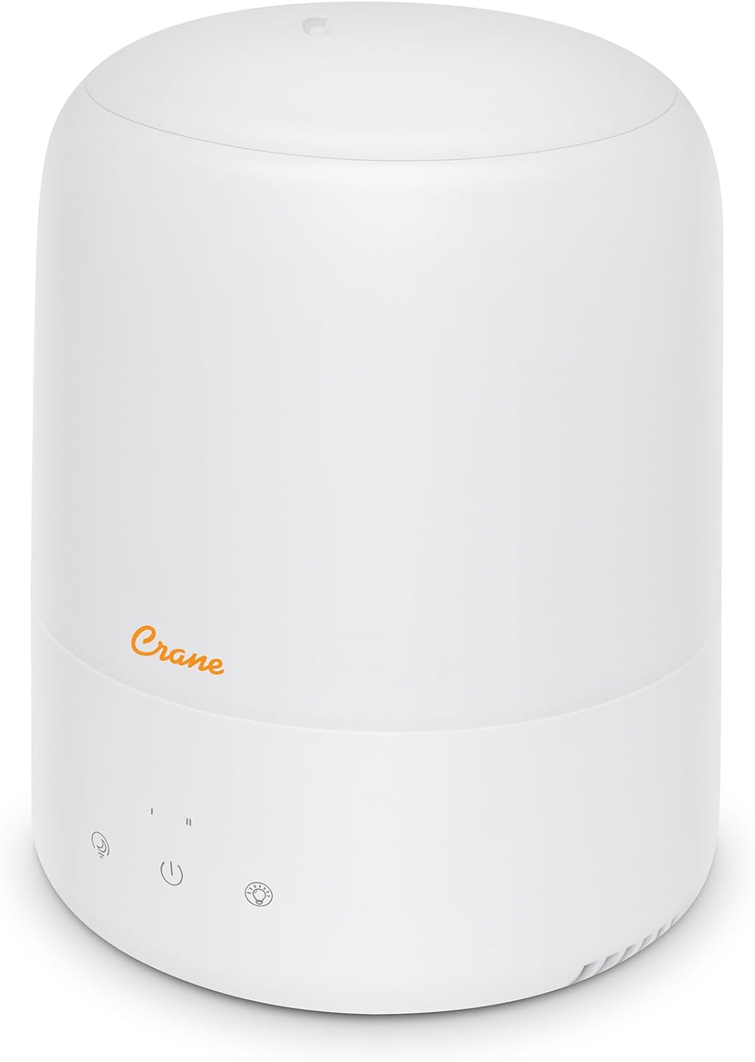 Crane Top Fill Mini Humidifier for Bedroom and Nursery 3-In-1 Essential Oil Diffuser Sleep Light 0.5 Gallon Baby Humidifier