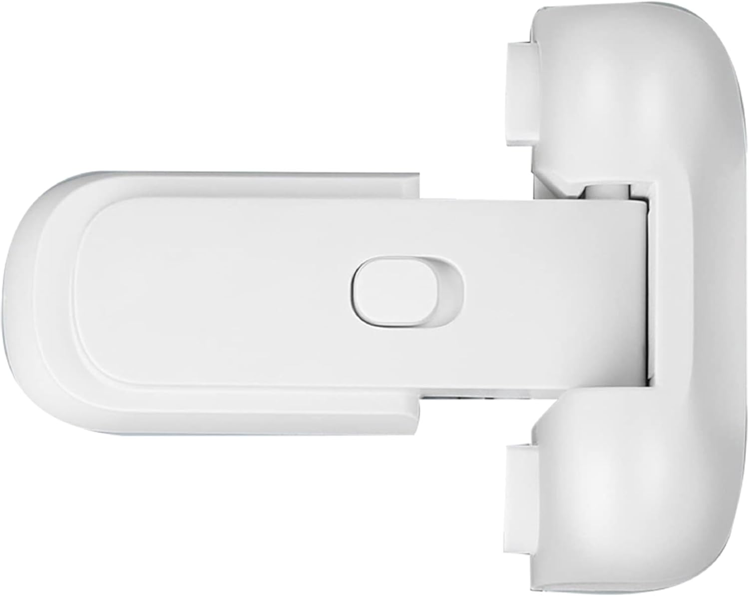 Refrigerator Fridge Freezer Door Lock For Kids, Baby Safety Fridge Lock,To Keep Door Closed, No Tools Required And Easy Installation (White)