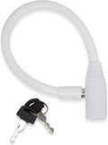 Urban August Child-Proof Refrigerator Lock for Kids & Adults - Lock for French Door Fridge and Cabinet (Small, White - 2 Pack)