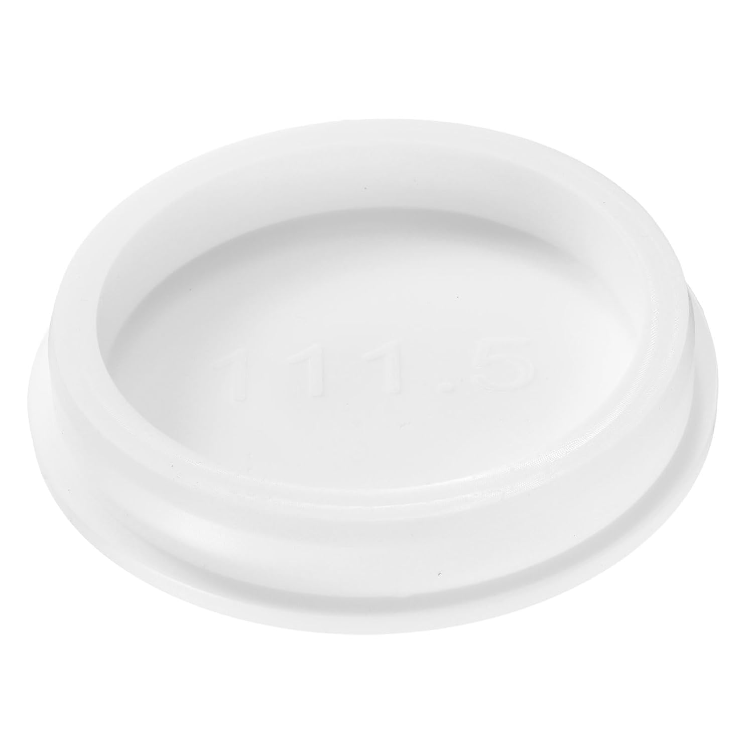uxcell 1Pcs Silicone Hole Plug, Waterproof Round Rubber Stoppers Bottle Seal Plugs Tube Pipe End Caps for 110mm/4.33" Hole for Bathtub Bottle, White