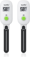 RAINPOINT Smart Digital Wireless Plant Moisture Meter Houseplant Indoor,WiFi Hub Needed,Capacitive Probe,Leave-in Soil Hygrometer Sensor,Real-time Monitor Outdoor Greenhouse Gardening(Two-Pack Set)