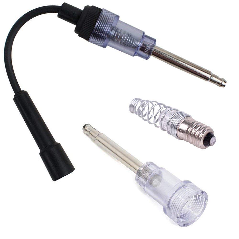 Inline Spark Plug Tester with Carb Carburetor Cleaner Kit, Gzingen 2 Packs 6-12V Engine Ignition Test Tool Armature Diagnostic Detector Tool for Automotive Car Lawnmower Vehicles Engines