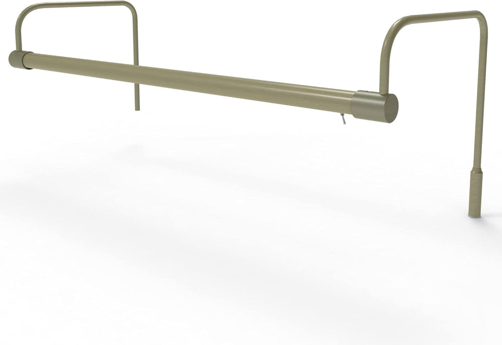 Cocoweb 21 Inch Tru-Slim Antique Brass Picture Light - LED, 2700K, Adjustable Arm, Plug-in, Toggle Switch, Sleek and Compact Design