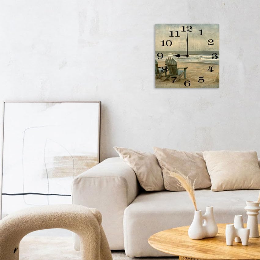 10 in Elegant Kimono Beauties -198 Wood Wall Clock – Digital Time Display, Smart Home Compatible for Bedside or Workspace
