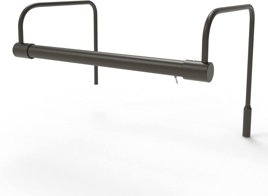 Cocoweb 12 Inch Tru-Slim Mahogany Bronze Picture Light - LED, 2700K, Adjustable Arm, Plug-in, Toggle Switch, Sleek and Compact Design