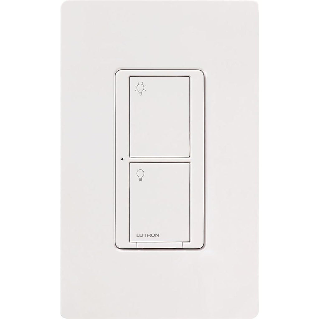 Lutron Caseta Original Smart Light Switch 5 Pack (Lutron Smart Hub Required), for Home, LED Lights, and Fans, 6 Amp, Single-Pole/3-Way, Neutral Required, PD-6ANS-WH, White