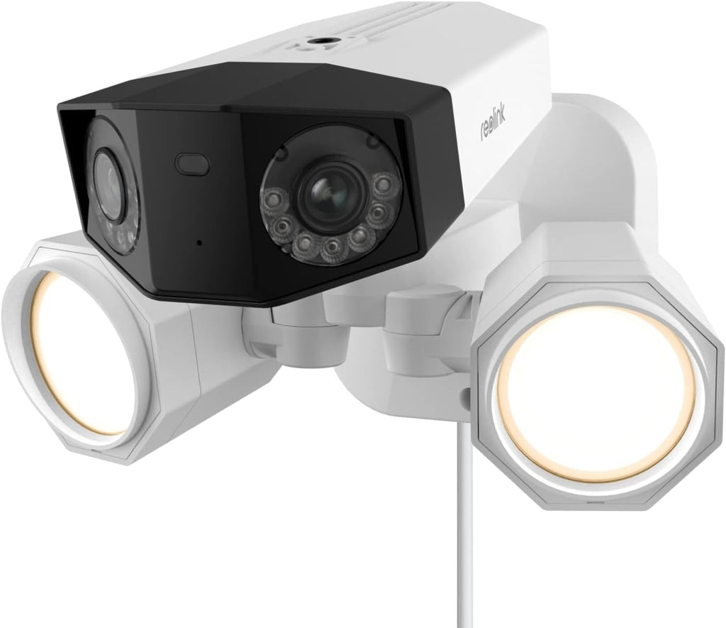 REOLINK Duo Floodlight PoE, 4K Dual-Lens Security Camera, Outdoor PoE IP Camera with 180° Ultra-Wide Angle, 1800 Lumen Floodlight, Human/Vehicle/Pet Detection, Two Way Talk, Waterproof