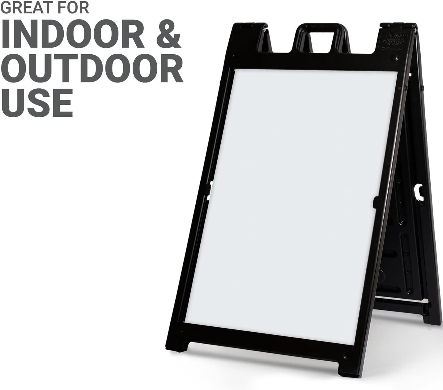 GotPrint Custom A-Frame Sign | 24"x36" Design Your Own Sign Add Text/Image/Logo | Signicade Outdoor Sandwich Board with Deluxe Stand, Black