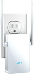 2026 WiFi Extender Signal Booster, New Gen Internet Booster for Home, 4X Faster, Covers up to 10,000 sq.ft, Wi-Fi Repeater with Ethernet Port, Wireless Long Range Amplifier, Easy Setup (White)