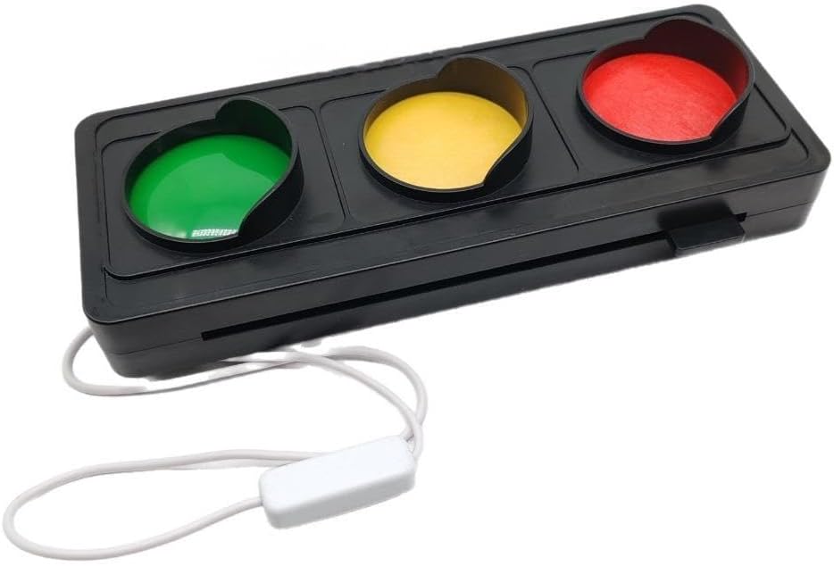 Social Signal Light, USB Powered Traffic Light for Office Desk - Red/Yellow/Green Mood & Status Indicator for Home Office, Privacy No Disturb Lights for Focus, Meetings, Remote Work