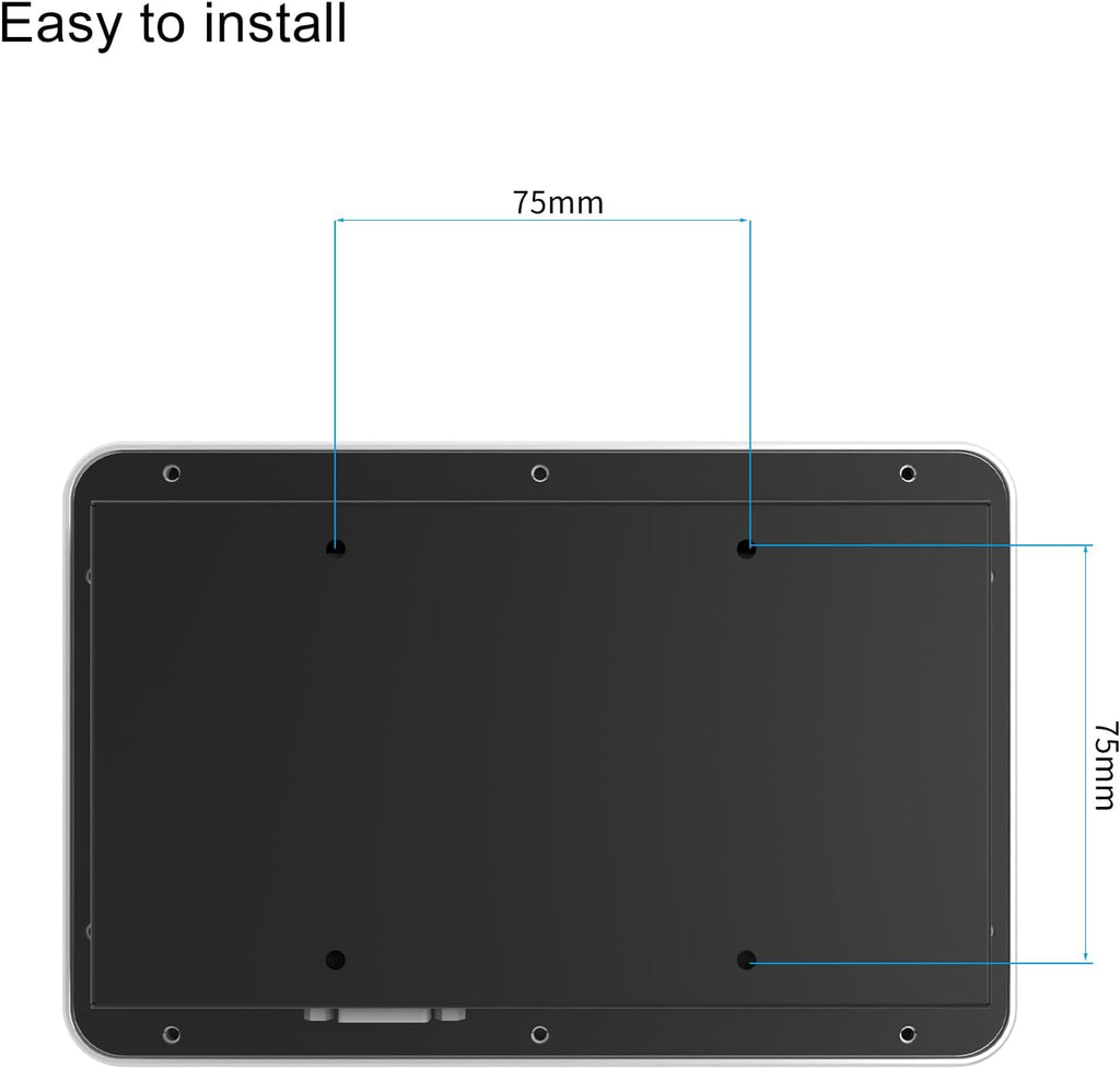 GreenTouch 7 Inch Desktop Wall Mountable Multi PCAP Touch Screen Monitor HDMI/VGA Input 1024 * 600 Resolution Display
