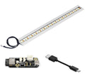 BIQU Panda Lux RGB for Bambu-Lab P1S P1P X1C X1E 3D Printers, Upgraded Light Strip Kit with H2D Style Lighting, Dynamic RGB Lighting Printer Status Indicator