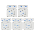 Simplisafe Entry Sensor Adhesive | Mounting Tape for Simplisafe Door, Entry, and Contact Sensor | Easy Mount, No Cutting, Peel and Stick (5 Pack Sensor + 5 Magnet Side)