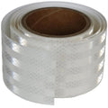 Non Fading White Reflective Tape Outdoor Waterproof 3 inch, High Visibility Warning Industrial Marking Tape,Safety Stickers (11 feet)