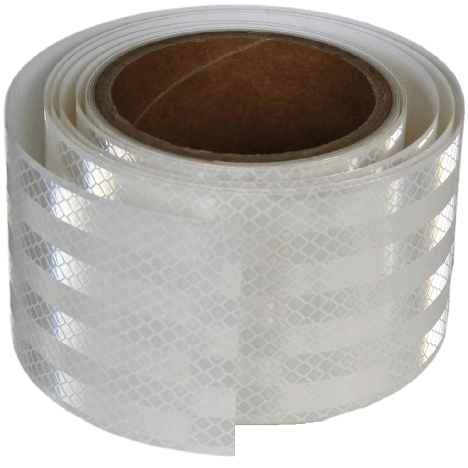 Non Fading White Reflective Tape Outdoor Waterproof 3 inch, High Visibility Warning Industrial Marking Tape,Safety Stickers (11 feet)