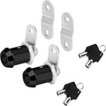 Black RV Storage Locks, Keyed Alike - 7/8' Fits 9/16' Max Door Thickness - 2Pack