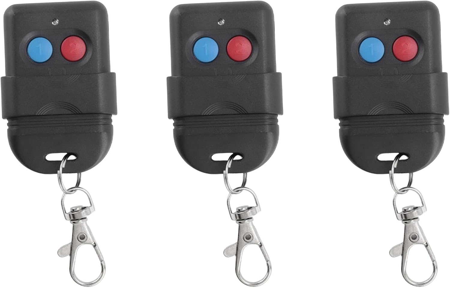 3X 8 Dip Switch 330Mhz Smart Copy Remote Control Fixed Code 2 CH Duplicator for Gate Garage Door Opener or Alarm System