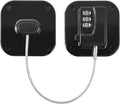 Refrigerator Lock - Heavy Duty Fridge & Freezer Safety Latch for Babies & Toddlers, Easy Install Kitchen Cabinet Lock (Black, 1)