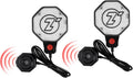 ZONETECH Garage Parking Sensor Ultrasonic Car Parking Stopper for Garage with Red/Yellow/Green LED Indicators –Adjustable Stop Distance 12" to 6.5 ft USB Powered Easy Install Wall-Mount 2-Pack