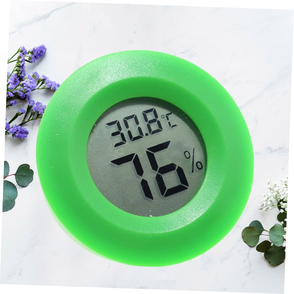Garneck Digital Thermometer Hygrometer Reptile Enclosure Humidity Sensor Wall Mount Indoor Temperature for Home Office