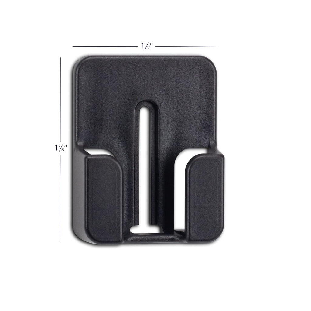 Practicon Digital X-Ray Sensor Basket with Adhesive Mount, 2 Pack, Black