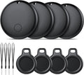Android Air Tracker 4 Pack, Bluetooth Tracker Tags, Work with Google Find My Device App (Android Only), Smart Tags for Luggage, Wallet, Vehicles, Keys (Not for iOS)