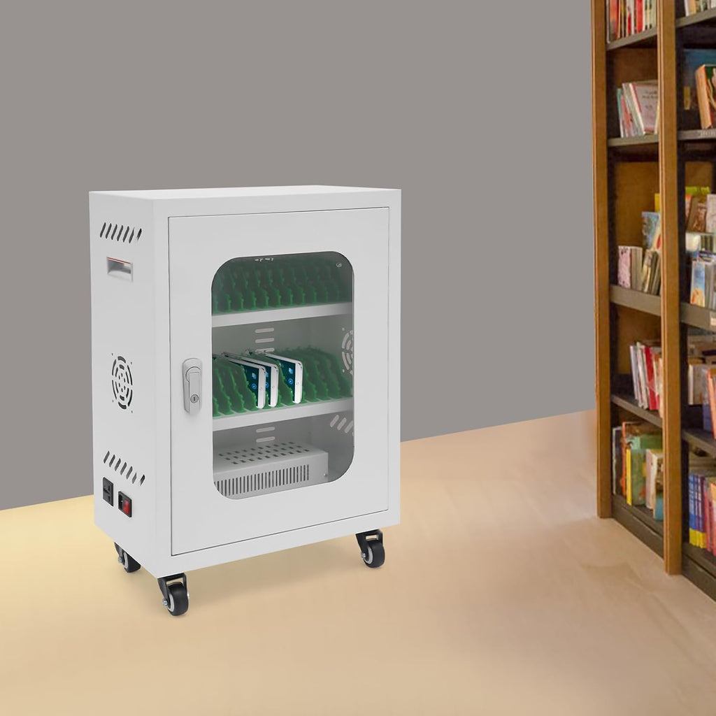 Cell Phone Charging Stations, Cellphone Charging Station Lockers, Rechargeable Cellphone Locker Storage Charging Station with Lock, 30