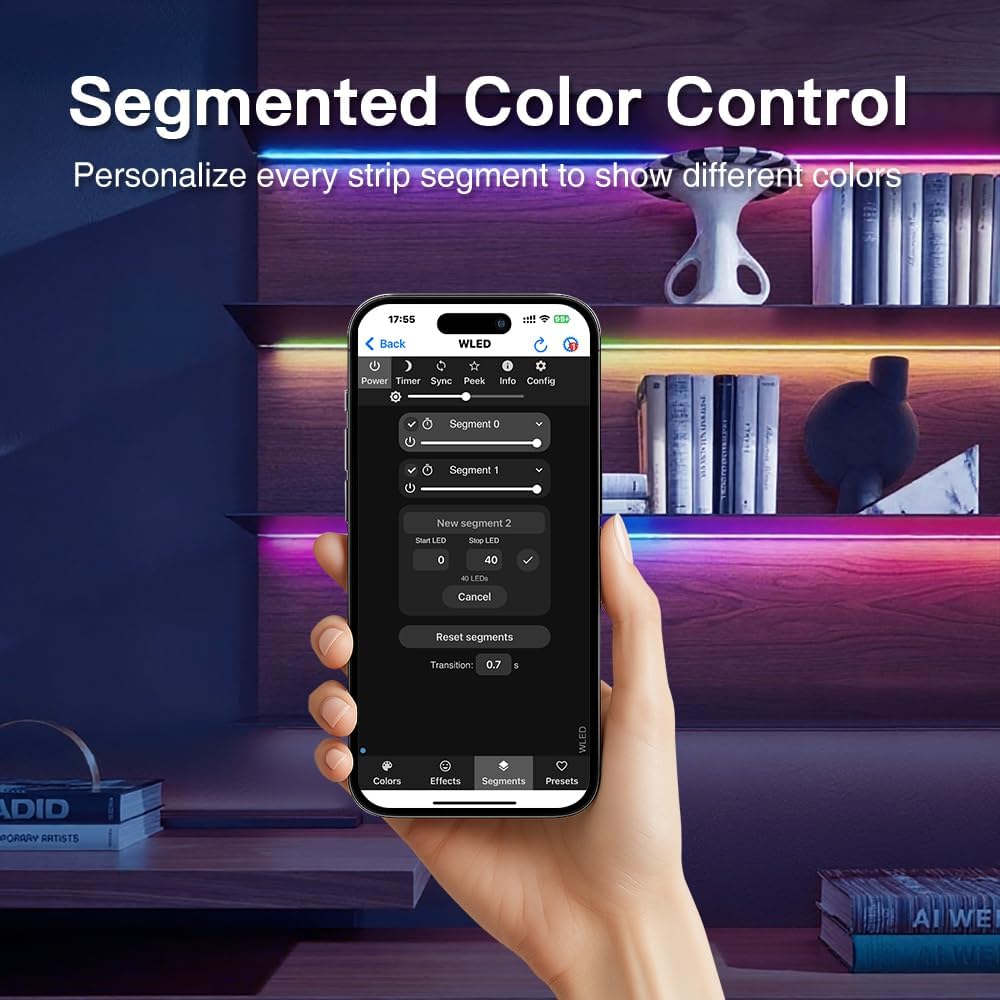 GLEDOPTO Elite 4 Channel ESP32 WLED LED Strip Light Controller Ethernet WiFi Dual Control Sound Reactive UART Energy Save Relay 20A Pluggable Fuse Level Shifter WS2811/12 SK6812 WS2815 Addressable LED