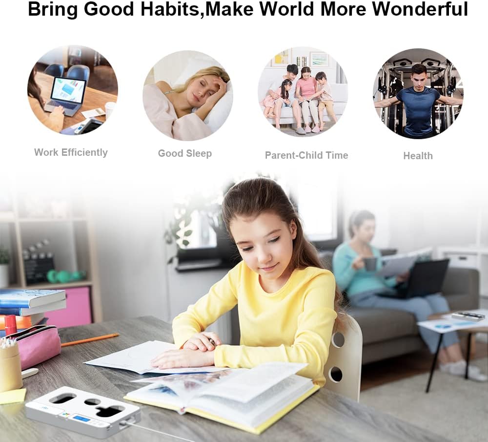 ySky Portable Phone Lock Box with Timer for iPhone and Android Phones, Self-Control Timed Phone Jail Locker to Help Kids,Students, Adults Focus Back, Unplug from Phones Boost Your Mental Wellness