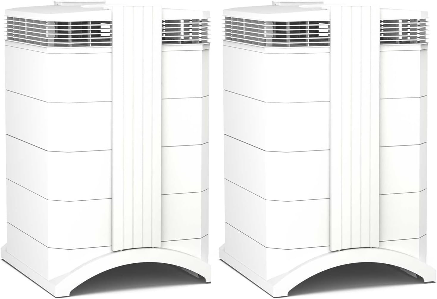 IQAir HealthPro Compact XE Air Purifier - 2-Pack - Compact HyperHEPA Filtration for Rooms up to 2480 sq ft - Allergens, Smoke, Dust, Mold, Pet Dander, Swiss Made, WiFi Enabled