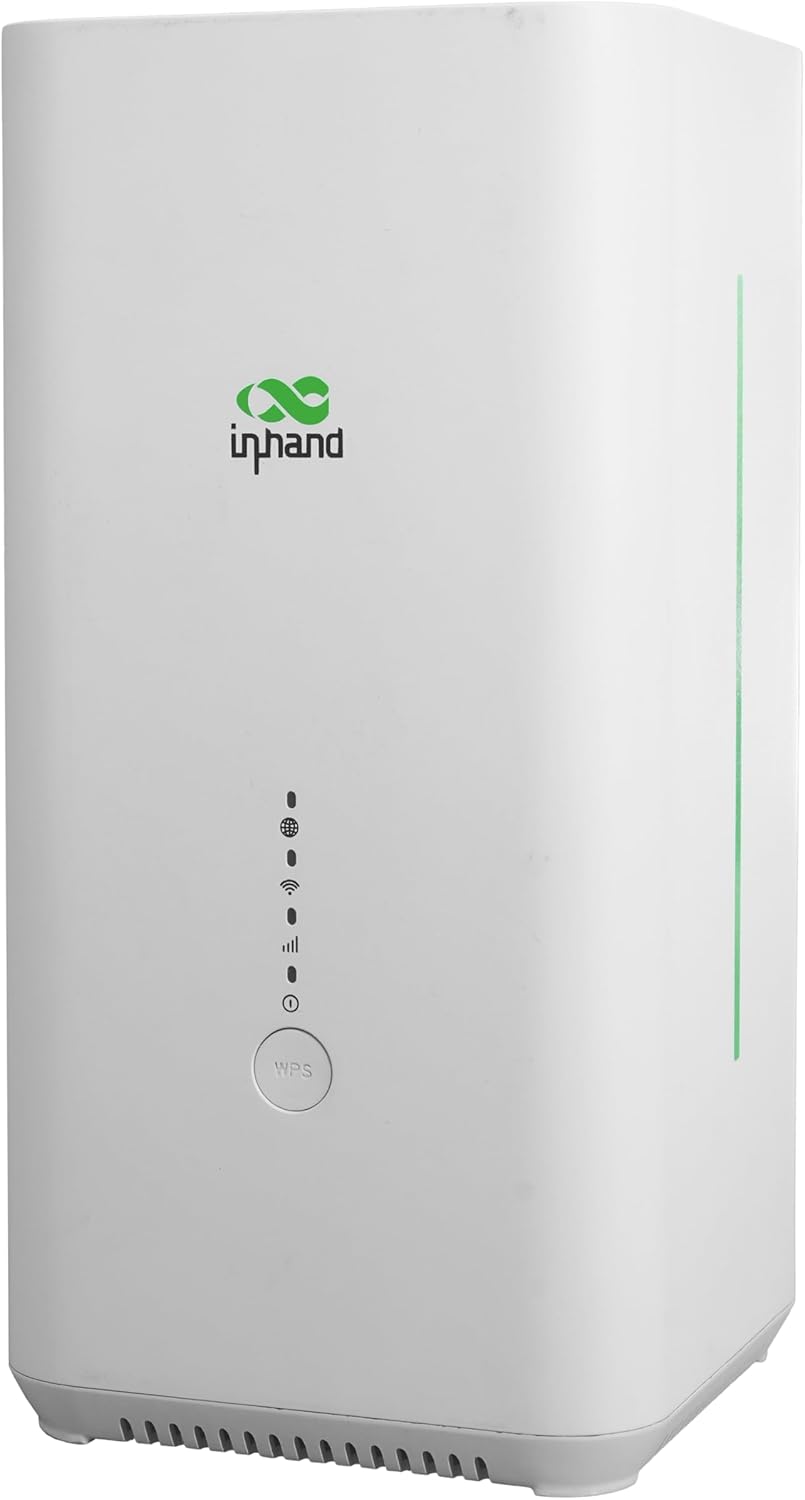 InHand CPE02 5G WiFi 6 AX5400 Indoor CPE Router | 2.5GbE Dual WAN, Load Balancing, Auto Failover | Enterprise Cloud-Managed for Smart Retail